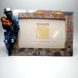 Vanmark Bluehats or Bravery Photo Frame Emergency Responder Girl House 6x4 Frame